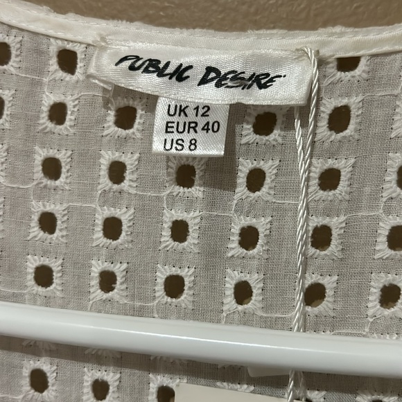 Public desire  puff sleeve play suit size 8 - Picture 4 of 8